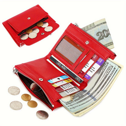 MIYIN Women's Wallet - Large Capacity Double Zipper Credit Card Holder with Coin Pocket, Lightweight Handbag for ID, Cash & Keys, Minimalist for daily Commute & Travel, Easy-Care Design for busy Ladies