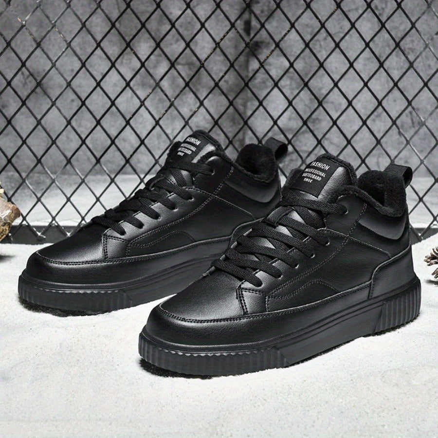 Men's & Unisex (for also) Winter-Ready High-Top Boots/Shoes with Thermal, -Slip Thick Sole &  Upper - Cold-Resistant Round Toe for snow, ice, and Casual Attire - Durable Casual Footwear (Compatible with boots)