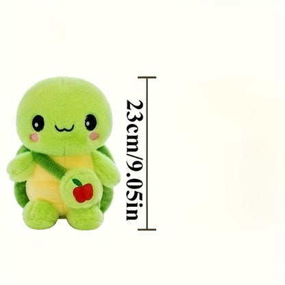 Soft Green Turtle Plush Toy - Cute Cartoon Turtle Doll, Perfect Birthday Gift, Birthday Present, Birthday Party Decor, Birthday Gift for Her, Birthday Gift for Him