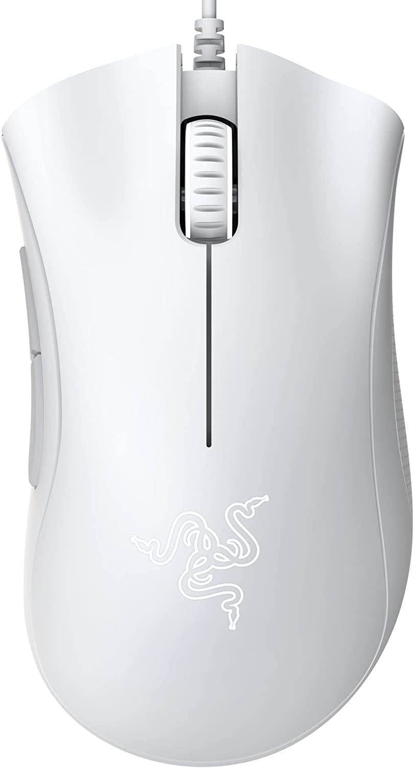 Razer Deathadder Essential Gaming Mouse: 6400 DPI Optical Sensor - 5 Programmable Buttons - Mechanical Switches - Rubber Side Grips - Classic Black