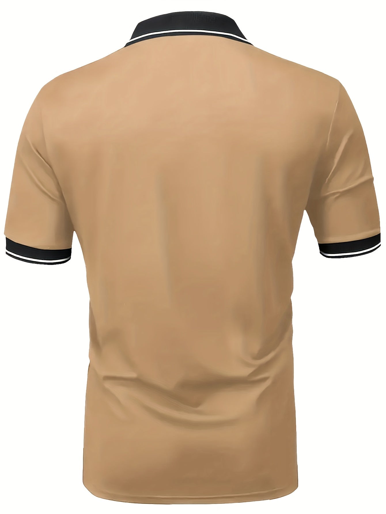 A Breathable And Fitted Golf Shirt, Men'S Casual V-Neck Short-Sleeve T-Shirt, Summer Men'S Apparel - ayq