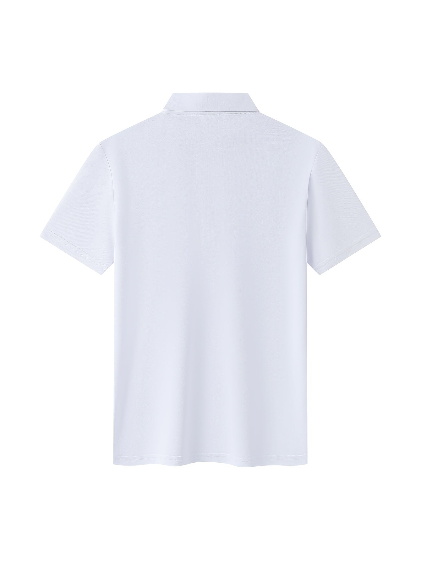 Men's Classic Solid Color Polo Shirt - Summer Casual Slim Fit