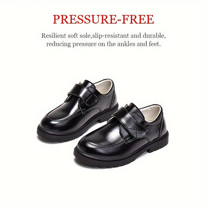 Boys' Preppy School Shoes Soft Sole Lightweight Black