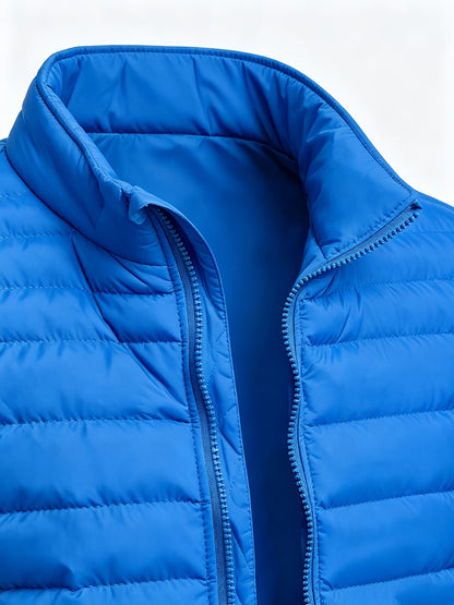 Men's Slim Fit Lightweight Stand Collar Windproof Jacket