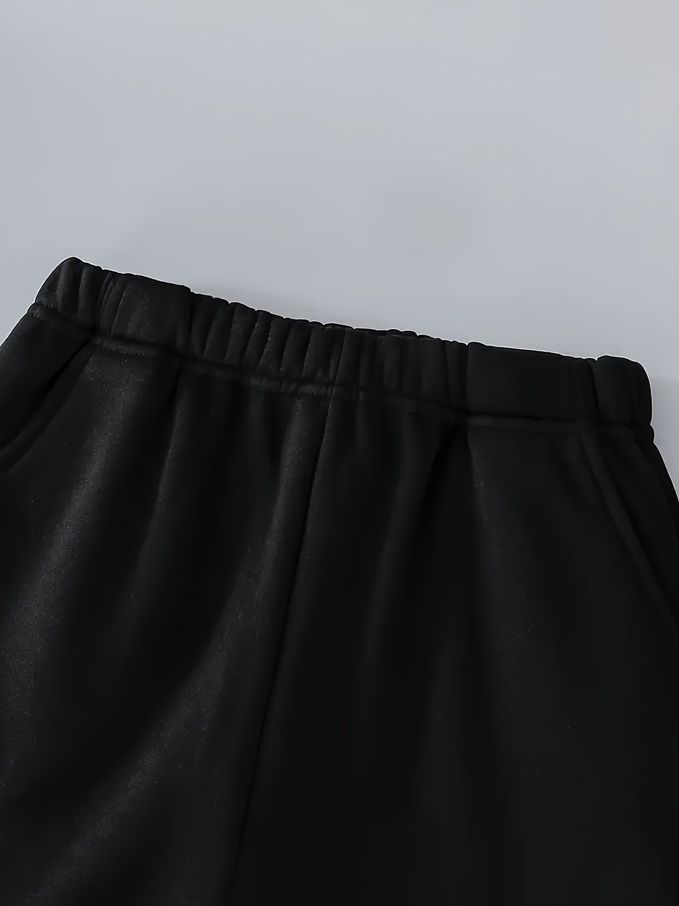 1 Set of 2pcs [Warm Fleece Jacket Set for Boys] Comfortable Fleece Jacket Boy Zip Hoodie And Pants Set | Letter Print, Long-Sleeved Casual Sportswear with Pockets, Perfect for Autumn And Winter Jogging And Outdoor Activities,