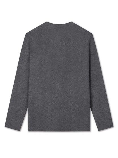 Women'S Christmas Long Sleeve T-Shirt - Santa Claus & Holiday Graphic Tee, Machine Washable Everyday & Party Outfit for Christmas, New Year'S Eve - Non-See-Through Casual Top, Christmas Shirts, Festive Attire, Round Neckline