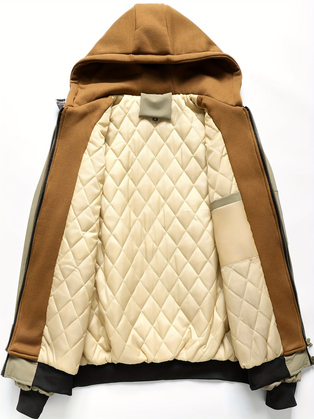 Men's Preppy Hooded Jacket Casual Spring Autumn Outerwear