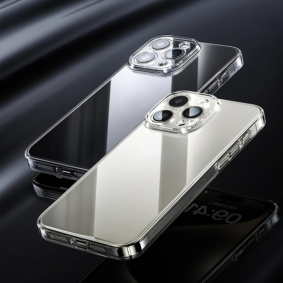 Crystal Clear Anti-Yellowing Phone Case for iPhone 18/17 Pro Max
