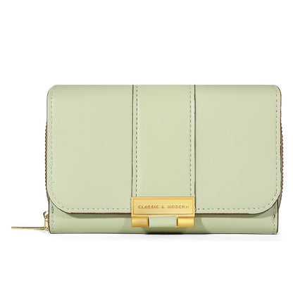 Women's Vintage PU Wallet - Long Wallet with Snap Closure & Zipper Coin Pocket, Credit Card Holder & Coin Purse, Nylon & Oil-Tanned for Everyday Use, Travel, - Women's Money Holder