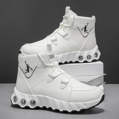 Men's All-Season Outdoor Running Shoes with Durable PVC Sole