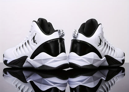 [sneakers] Extra-Large Outdoor Trail Shoes for Men, Featuring Slip Resistance, Shock Absorption, Durability, Trendy Basketball Design, Versatile Sports Footwear, Lightweight Comfort, Casual Style, Soft Sole, And Rebound Train