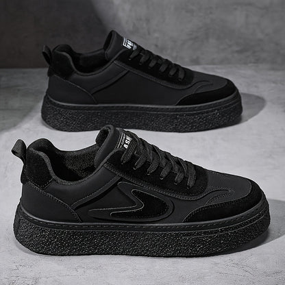 Men's Fashion Sneakers - Casual Lace-Up, All-Season Grip Shoes with Durable PU & EVA Material, Movement Style, Leisure Style, Four Seasons
