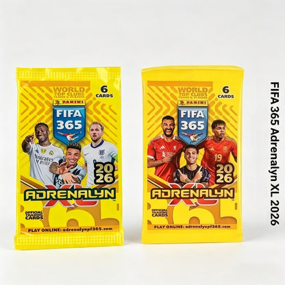 2026 Panini FIFA365 Adrenalyn XL ֆուտբոլային քարտերի փաթեթ