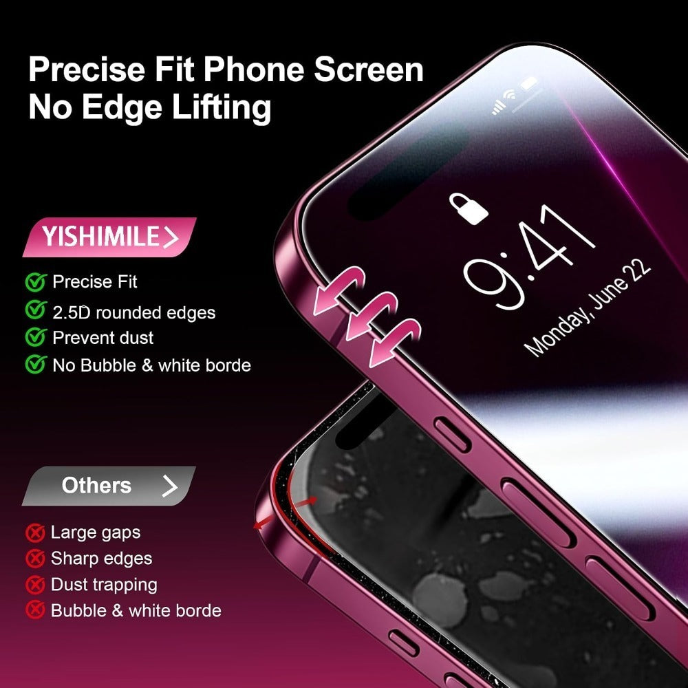 Tempered Glass Screen Protectors & Phone Case for iPhone Models
