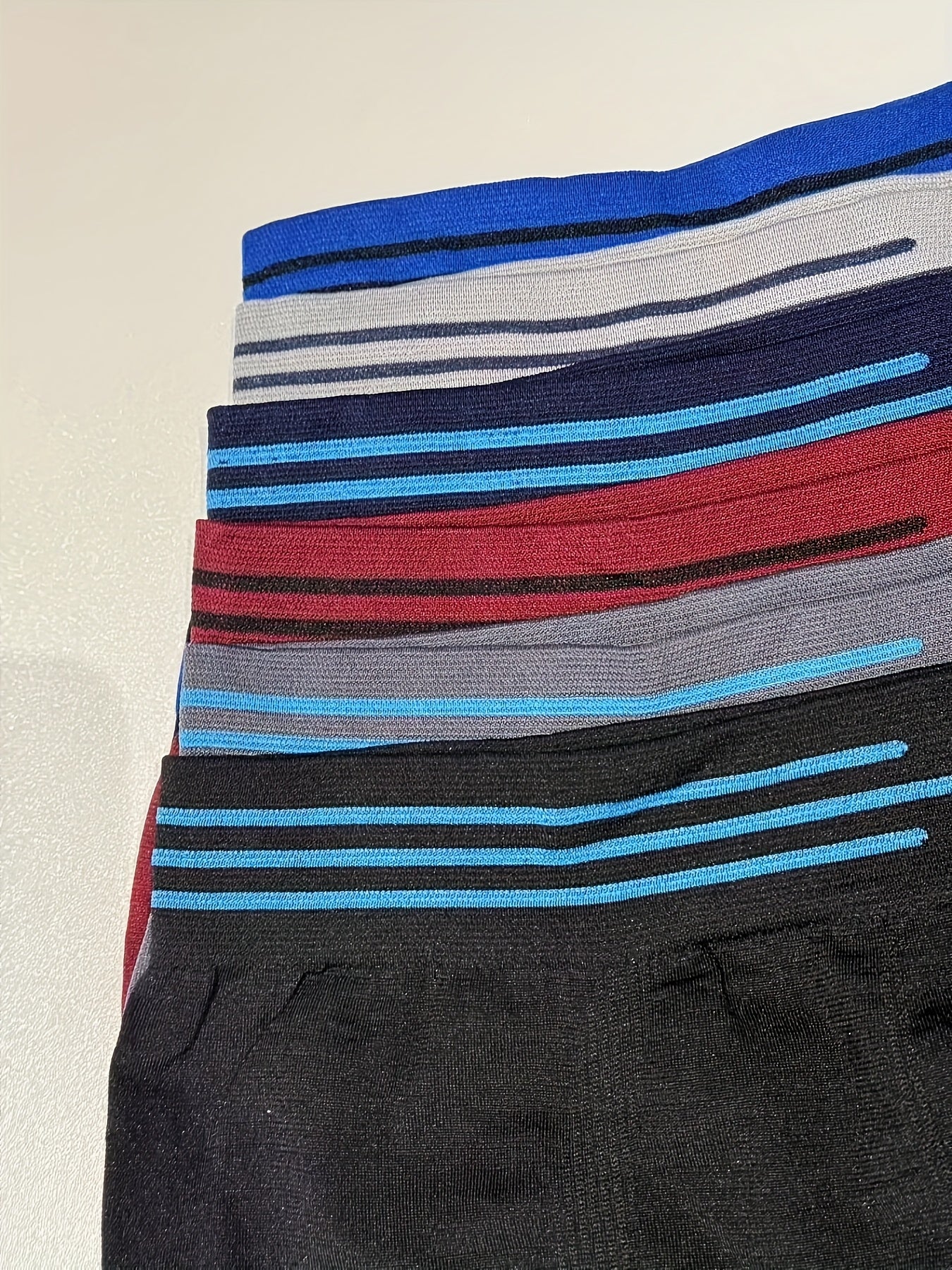 3 փաթեթ SIETE ROSA Boys' Cartoon Rocket Print Boxer Briefs, Polyester 90% Elastane 10%, Casual Knit Fabric, Medium Stretch, Regular Fit, All-Season Boxer 10-12 տարեկանների համար:
