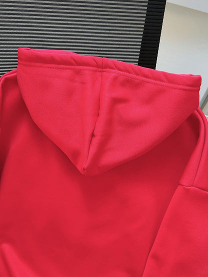 Կանացի մեծ չափսի ձմեռային տաք, գլխարկով սվիտեր՝ Շնորհավոր Սուրբ Ծնունդ և Շնորհավոր Նոր Տարի նախշերով - Հաստ բրդյա ծածկույթով մեծ չափսի սվիտեր, հարմարավետ, առօրյա սվիտեր Սուրբ Ծննդյան համար, Հելոուինի նվերներ, Սուրբ Ծննդյան սվիտեր, տոնական հագուստ,