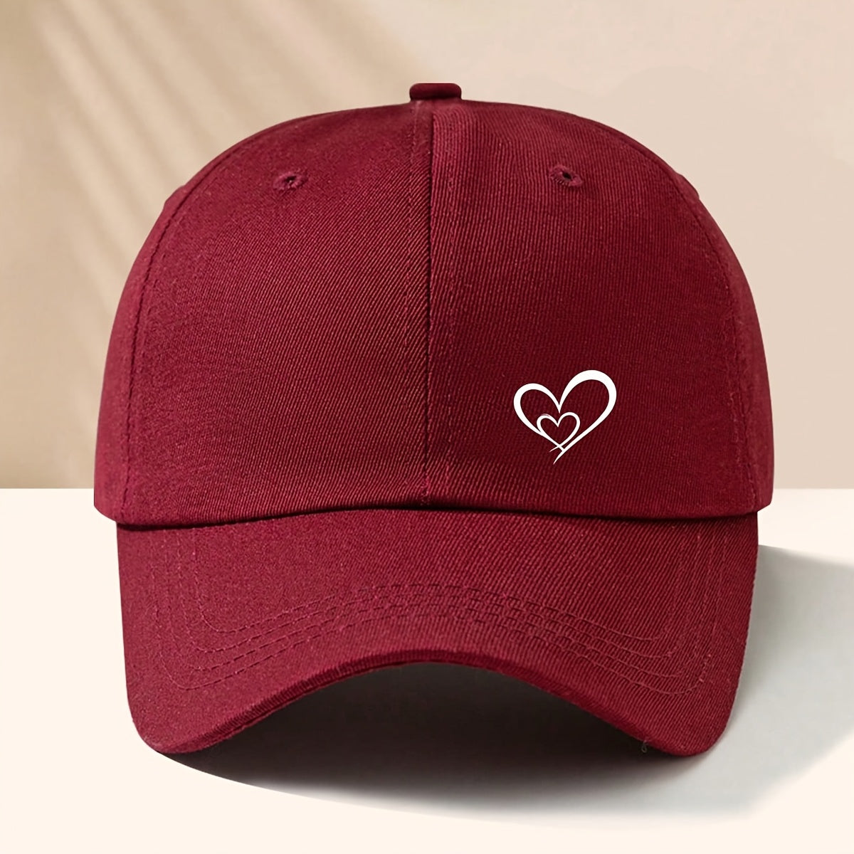 Unisex Breathable Baseball Cap for All Seasons, Fitted Polyester