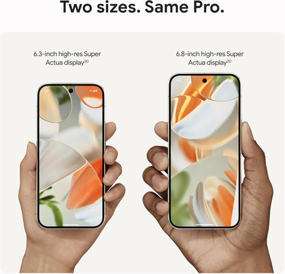 Google Pixel 9 Pro - Unlocked Android Smartphone with Gemini, Triple Rear Camera System, 24-Hour Battery, and 6.3" Super Actua Display - Hazel - 256 GB