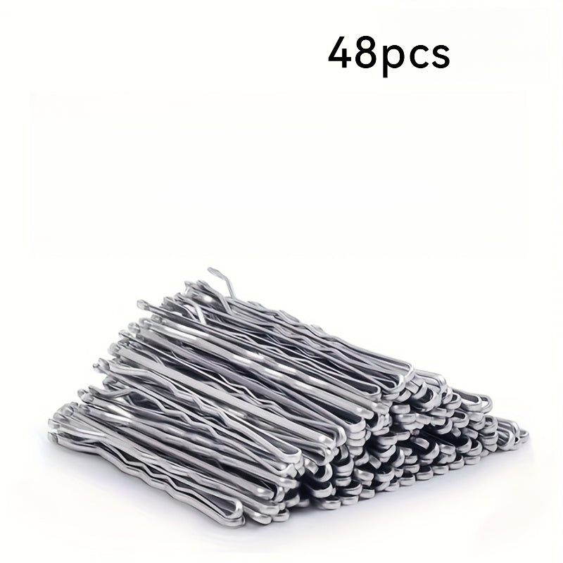 Wavy Alloy Hair Clips for Women - Elegant Styling Accessories