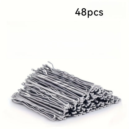 Wavy Alloy Hair Clips for Women - Elegant Styling Accessories