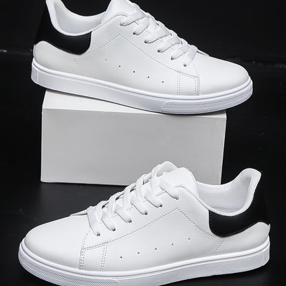 Men's Casual Minimalist Low-Top Sports Sneakers with Breathable Upper