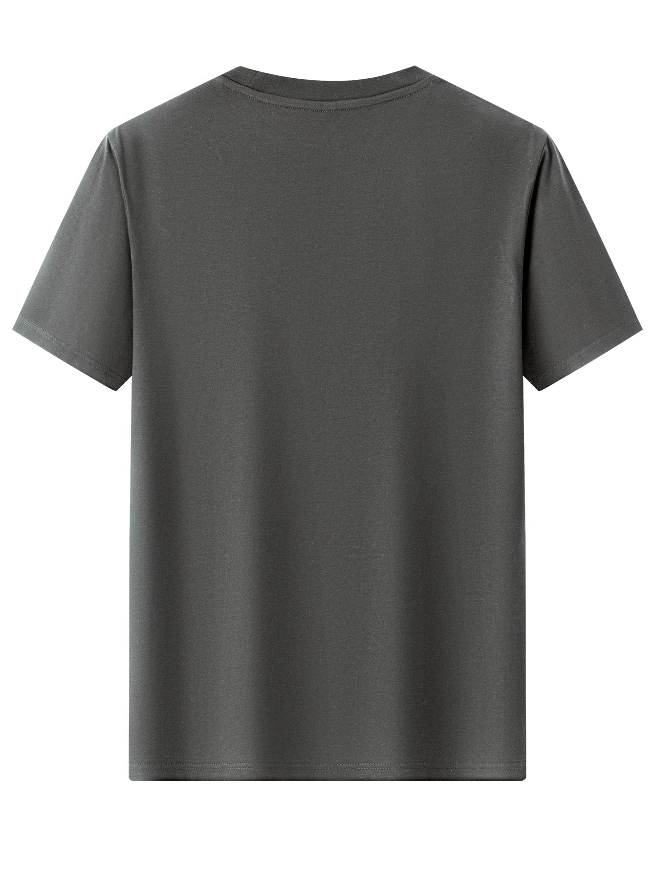 Men's Heavyweight 100% Cotton T-Shirt - Beige Crew Neck Tee, Breathable Summer Shirt for Everyday  Formal Wear, Soft Everyday Essential, Relaxed Fit, Stylish Lettering, Premium Quality, Short Sleeve Top, Casual Wardrobe
