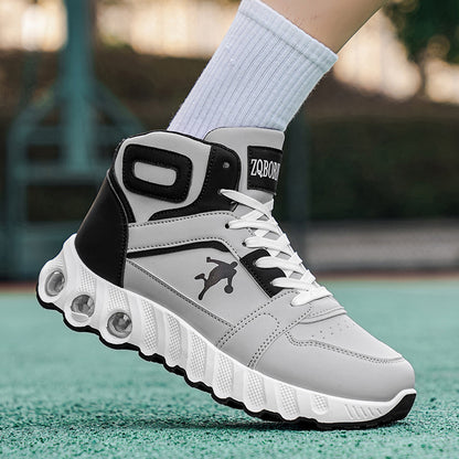 Men's All-Season Mid-Top Outdoor Running Shoes with EVA Cushioning