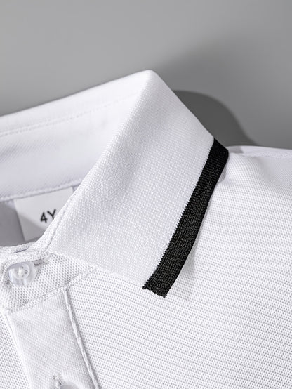 Kids' Classic Black & White Casual Polyester Shirts