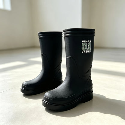 Unisex High-top EVA Foam Rain Boots - Lightweight, Anti-slip, Oil-resi
