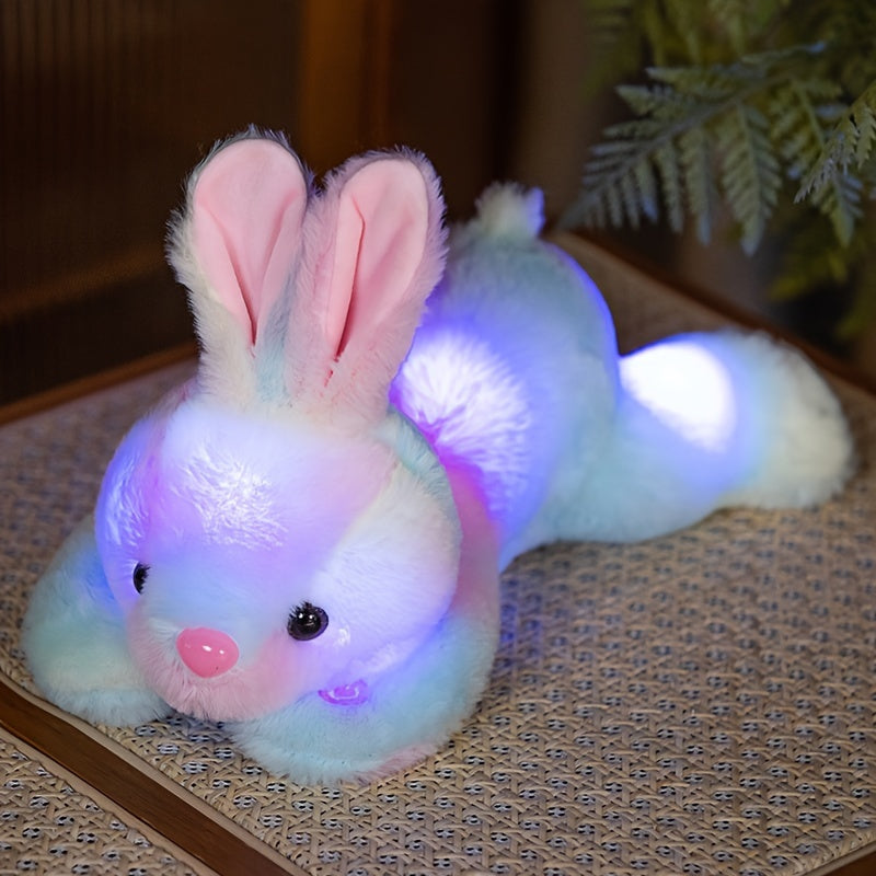 Luminous Bunny Plush Toy – Cuddly And Charming Light-Up Rabbit Stuffed Animal, 35Cm (13.8 Inches), Great for Children, Enchanting Nighttime Companion, Perfect Present for Bunny Enthusiasts