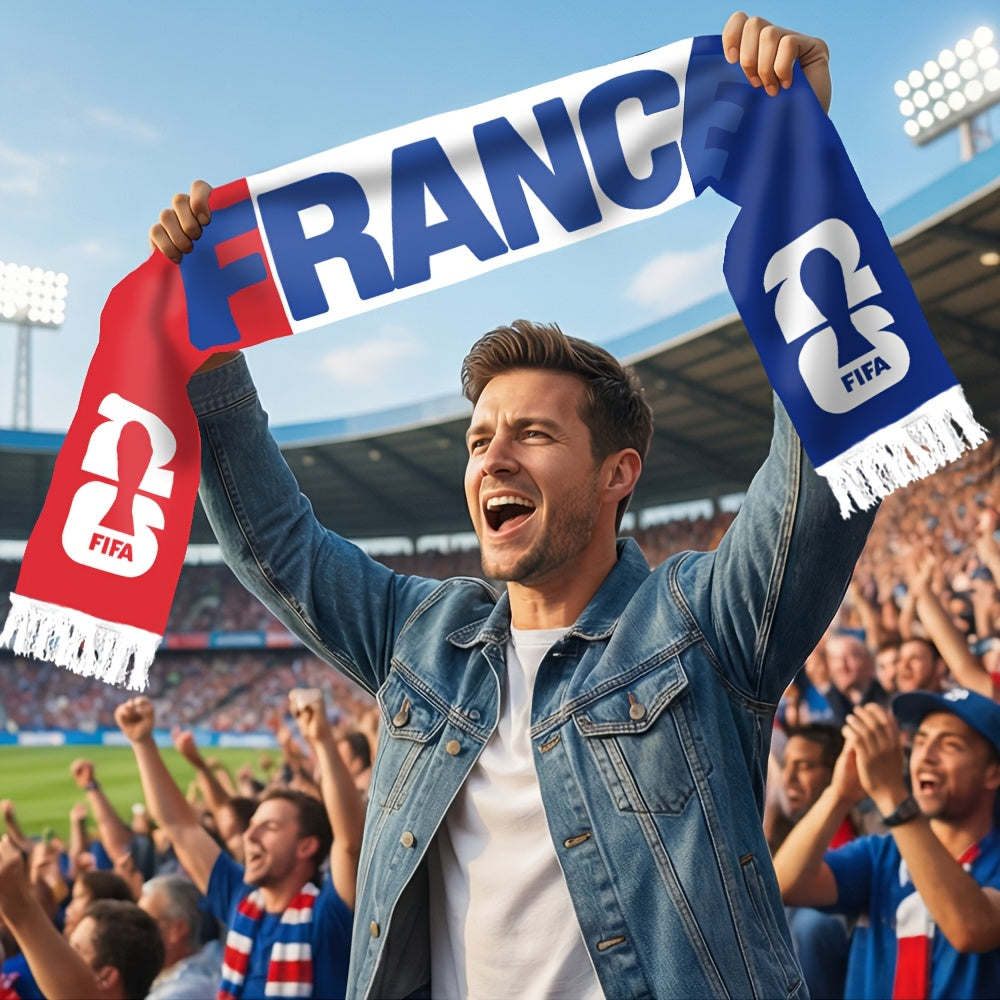 FIFA 2026 World Cup Scarf USA Canada Mexico Soccer Fan Gear