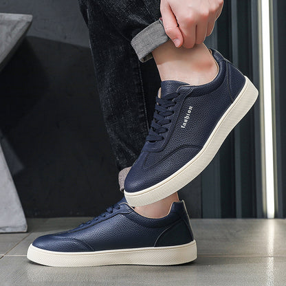 Men's Old Money Style Casual Sneakers with Rubber Sole
