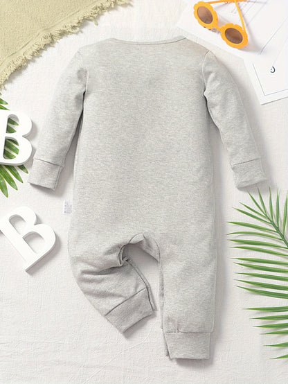 Բամբակյա երկարաթև բոդի երկրաչափական տպագրությամբ, ունիսեքս