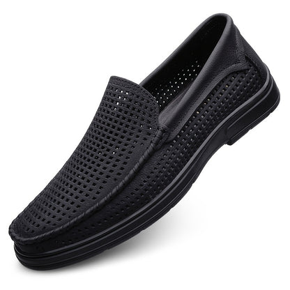 Men's Lightweight PU Loafers Slip-On Casual Dress Shoes