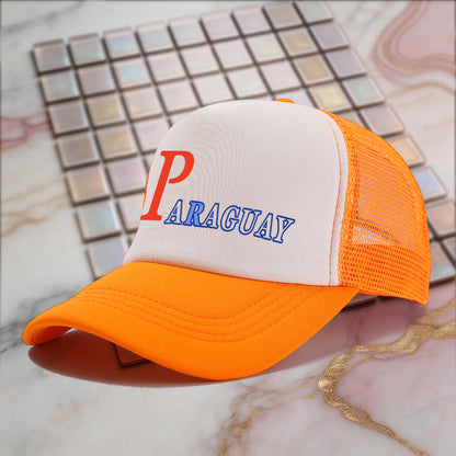 Unisex Lightweight Casual Paraguayan Map Print Hat