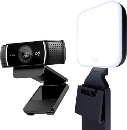 Logitech C920X HD Pro Webcam, Full HD 1080P/30Fps Video Calling, Clear Stereo Audio, HD Light Correction, Works with Skype, Zoom, Facetime, Hangouts, Pc/Mac/Laptop/Macbook/Tablet - Black