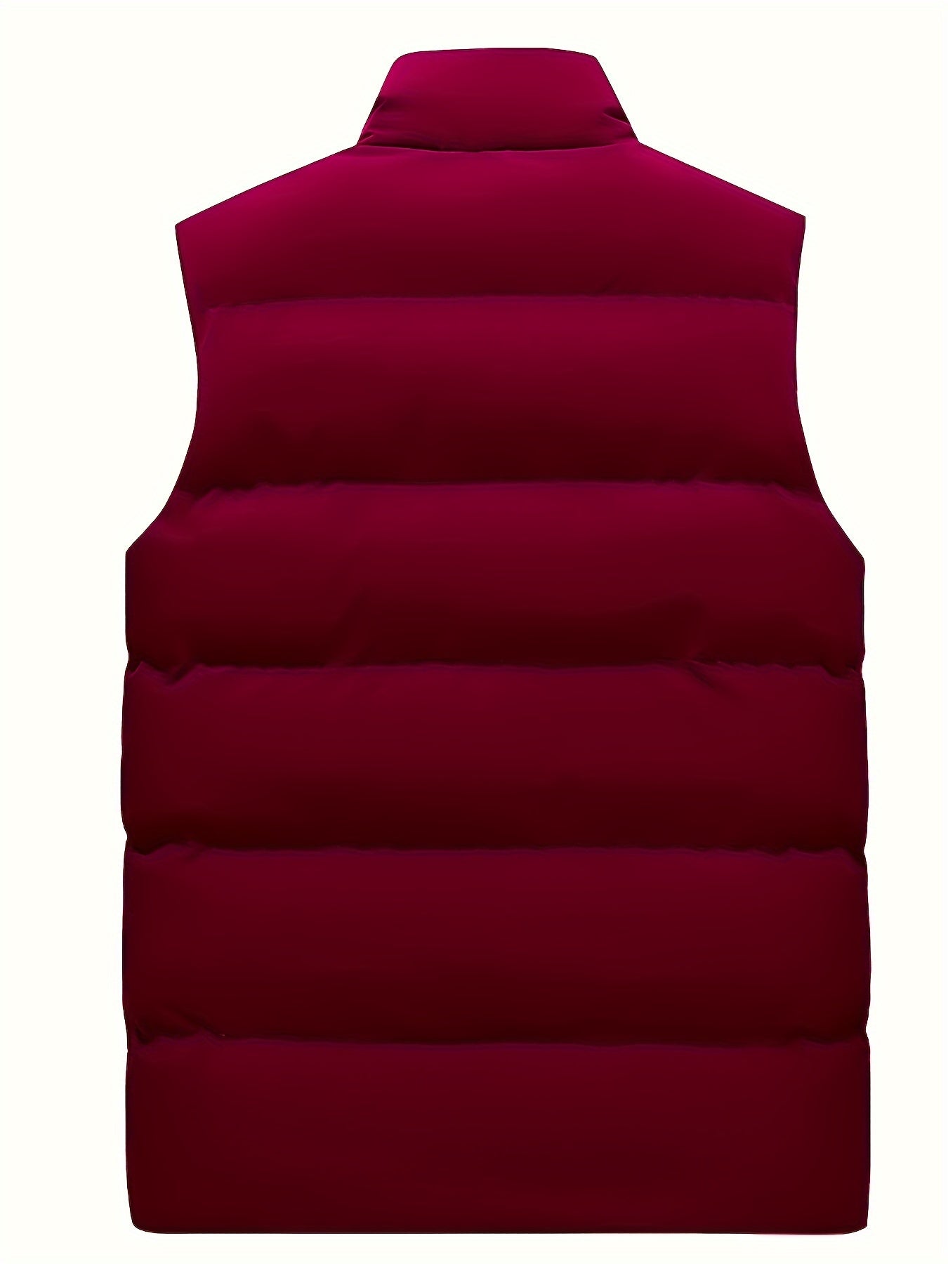 Men's Solid Color Stand Collar Jacket, Thin Lightweight Stylish Long Sleeve Coat Winter And Autumn Outdoor Clothes - ayq