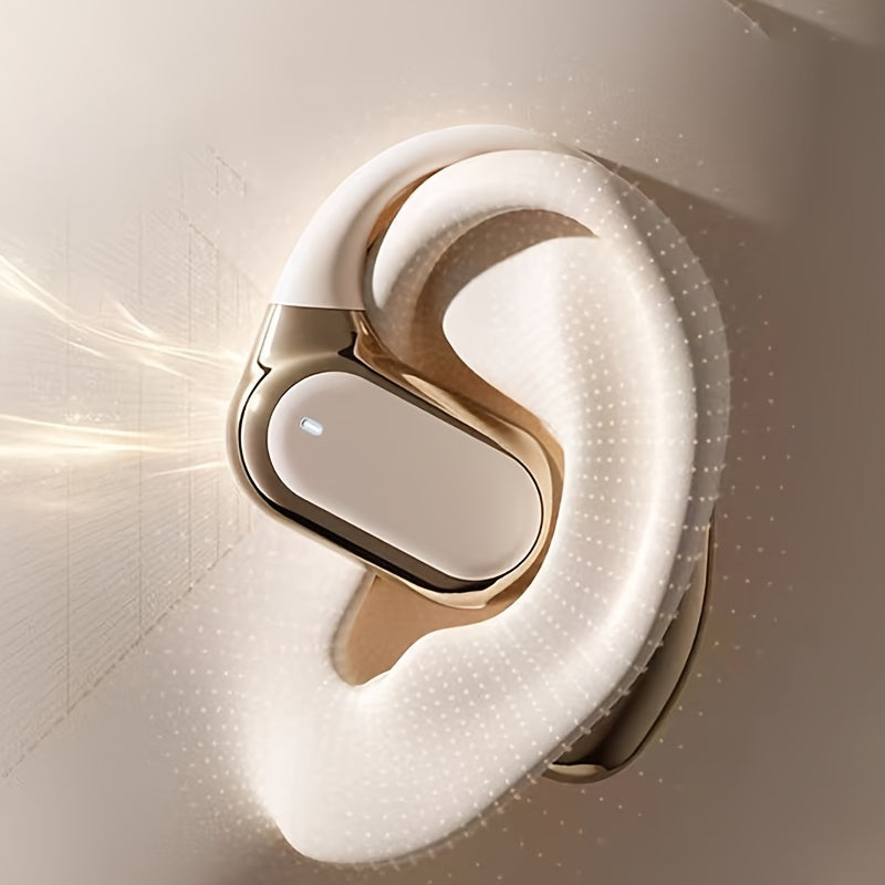SENBOWE Wireless Earbuds with Digital Display Charging Case - Touch Control, Condenser Mic, Non-Waterproof, Open-Back Design, USB Charging, Type-C, for Gaming & Cellphones, Adult - Plastic Material