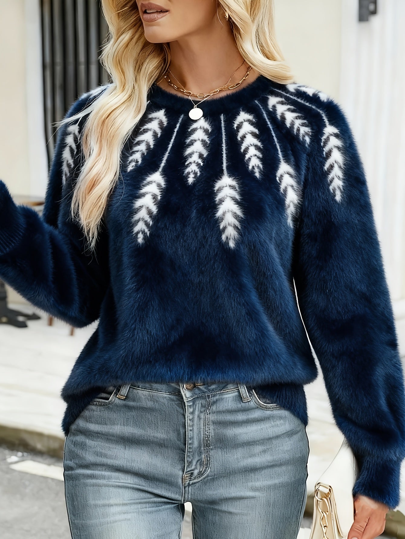 Women's Burgundy Winter Cardigan Sweater - Elegant Collar & Pine Tree Pattern, Soft Stretchy Pullover Jacket, Long Sleeve Cozy Sweaters for Fall/Winter, Christmas, Korean Fashion, Pininterest Outfits (Machine Washable)