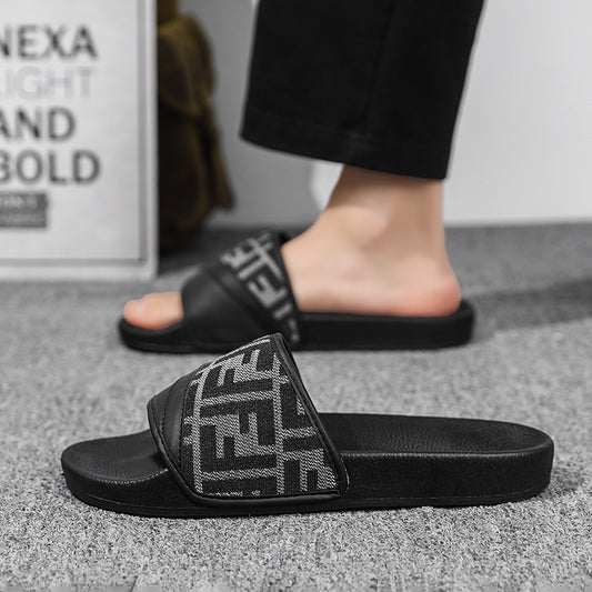 Men's Summer Breathable PU Slip-On Outdoor & Beach Shoes