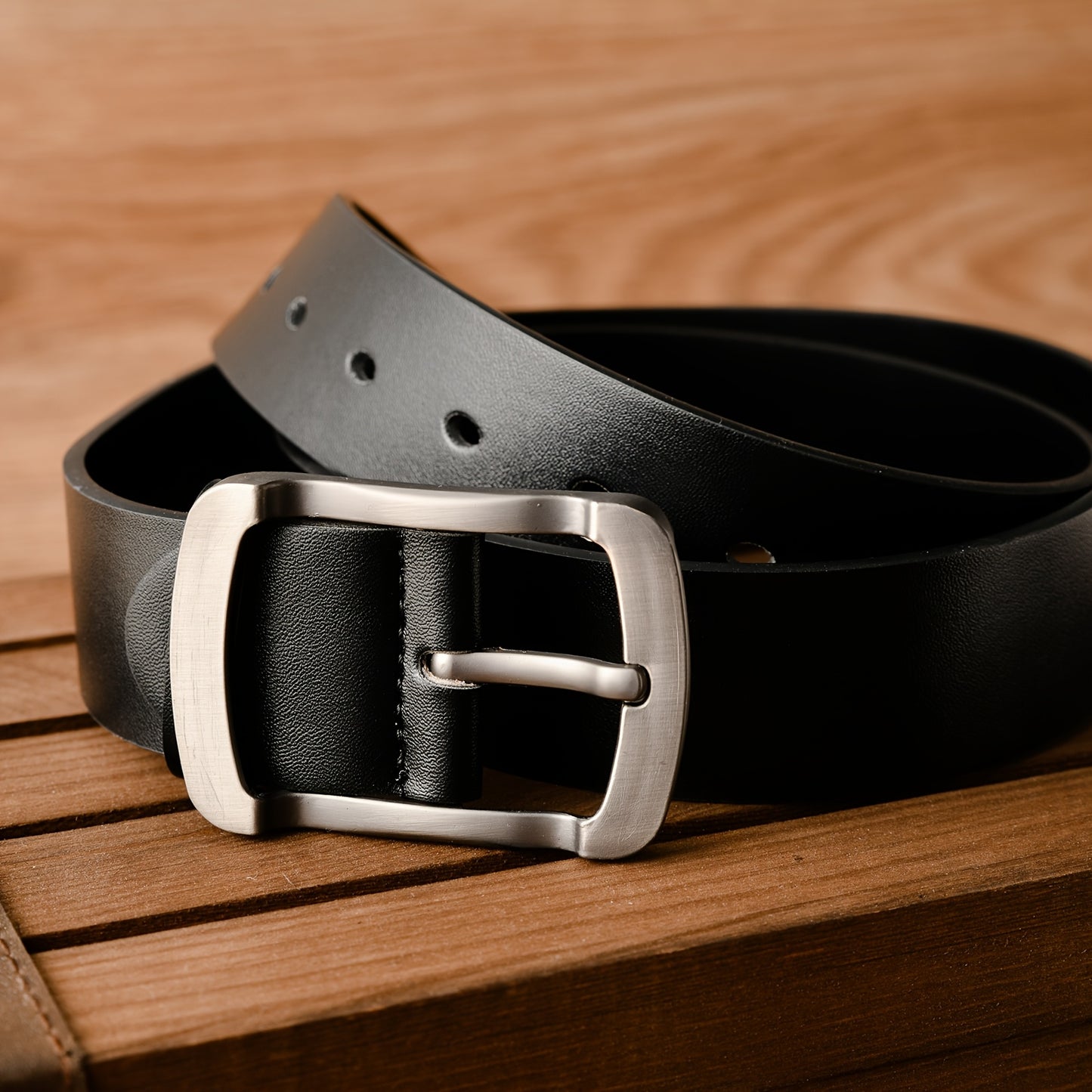 Men's Belt 3pcs Set, Stylish Business Wallet + Belt + Keychain Gift Box Combo, Perfect for Holidays and Office Wear, Ideal Present for Family, Loved Ones, Friends