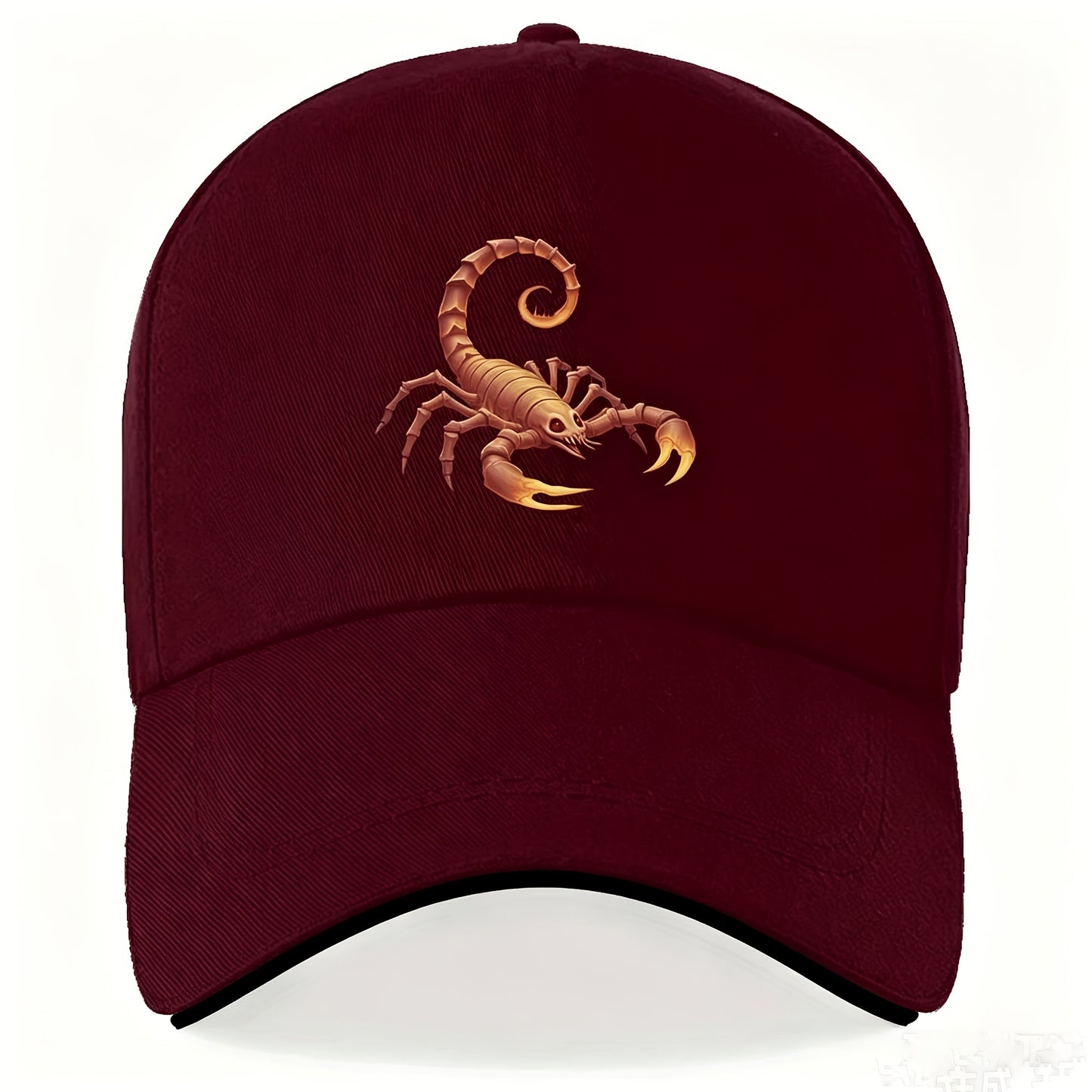 Unisex Scorpion Print Baseball Cap for Outdoor Sports