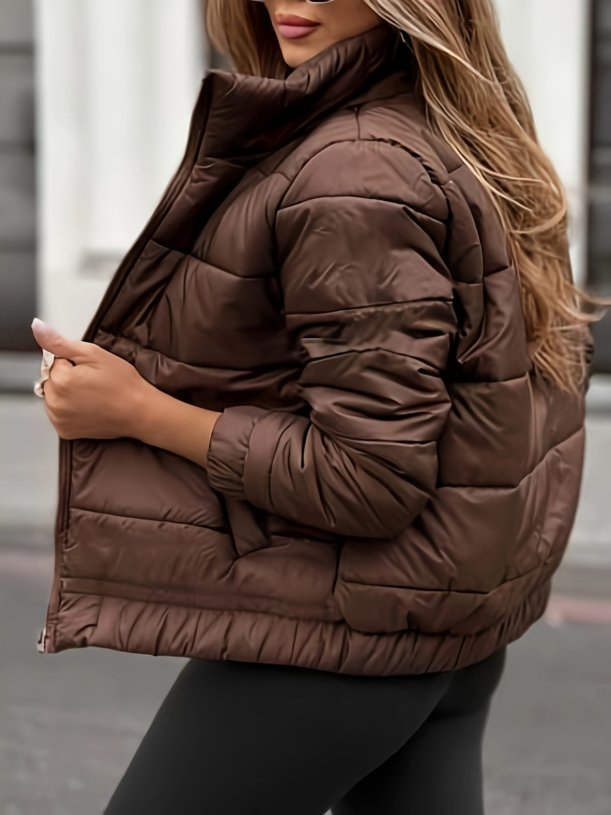 Women's Elegant Heavy Warmth Commuter Jacket - Polyester