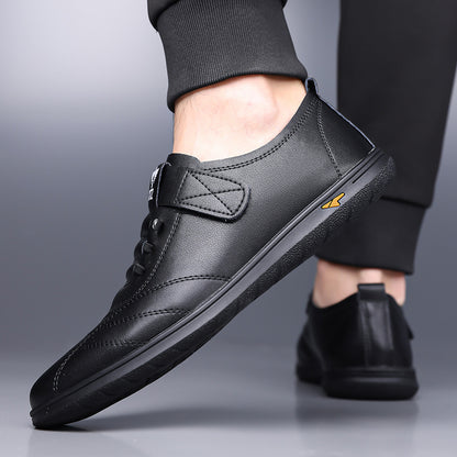 Men's Casual Hook-and-Loop Sneakers Lightweight All-Season