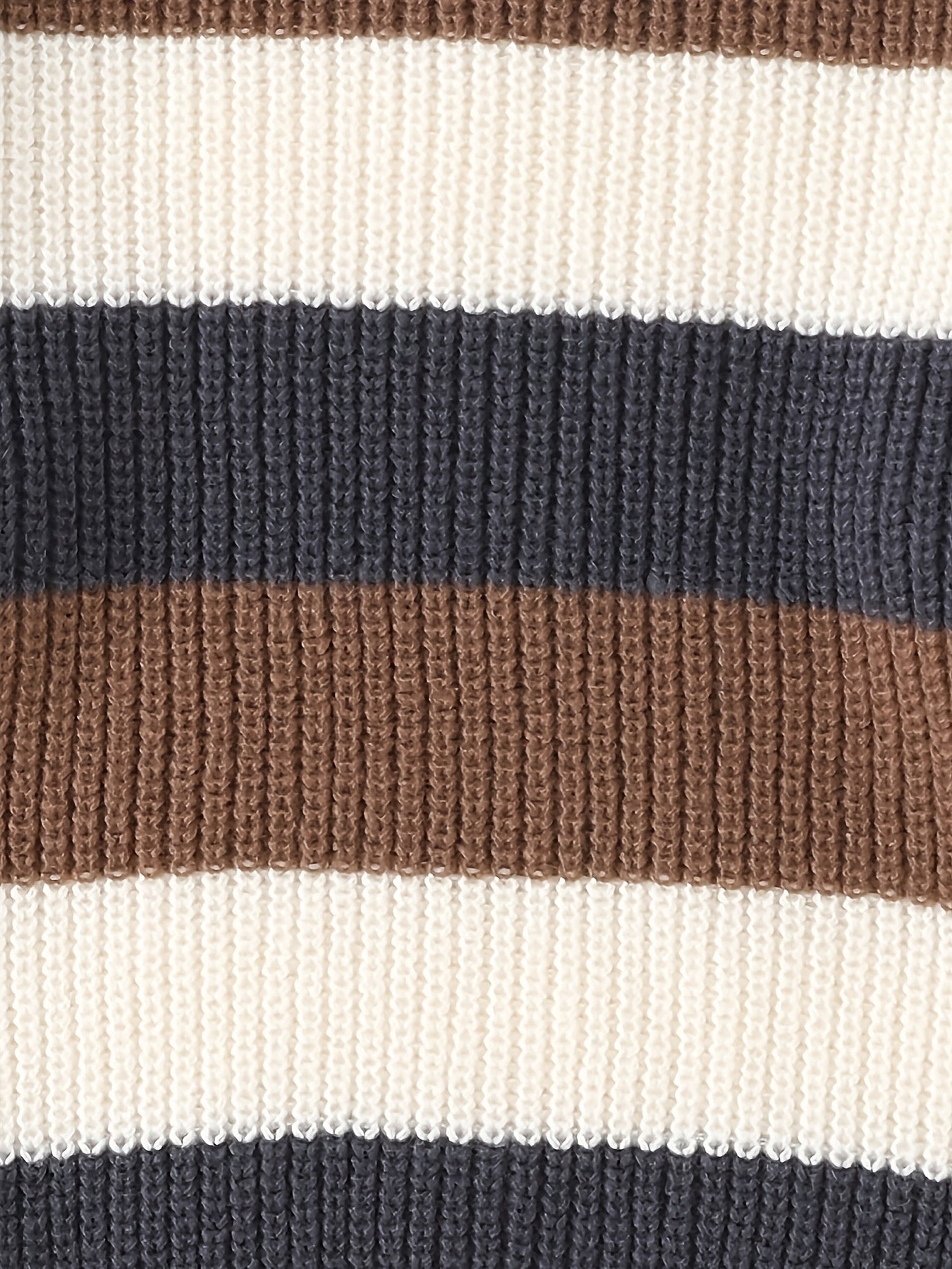 JNBLDA Շիկ գծավոր տրիկոտաժե սվիտեր, տղամարդու առօրյա տաք, ձգվող, կլոր վզնոցով սվիտեր աշնանային ձմռանը