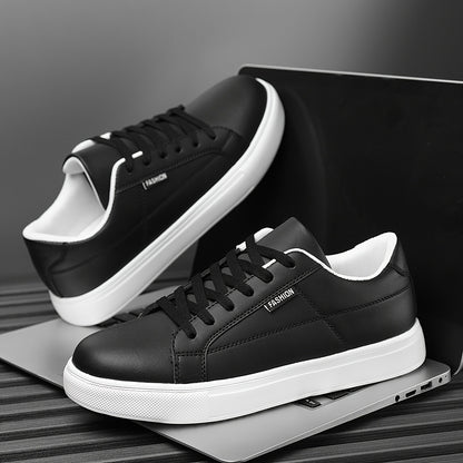 Men's Low-Top Sneakers with Cushioned Sole & Letter '' - - Urban Hiking Shoes Suitable for Daily Wear, Outdoor, Commuting - Lightweight Round-Toe Casual Sports Footwear - ayq