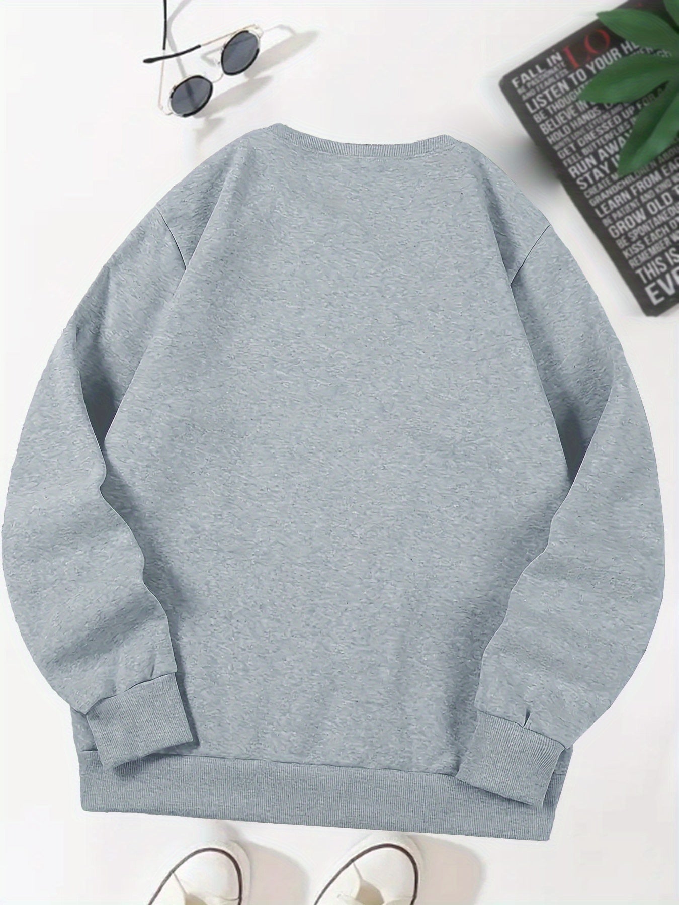 Men's Happy New Year Print Sweater - Champagne Glass & Confetti Design, Round Neck Casual Pullover, Machine Washable Winter Warmth, Comfortable Knit Sweater for Parties & Casual Attire (New Year's Eve Outfits) - Stylish Men's