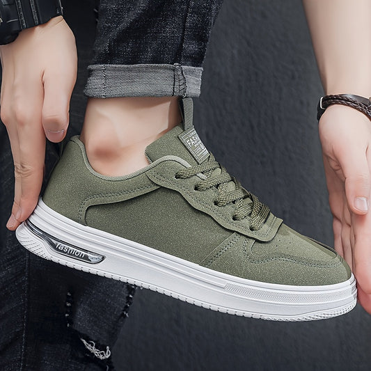 Men's Vintage-Inspired Casual Footwear - Breathable, Non-Slip Sole Low-Top Skate Shoes for All Seasons