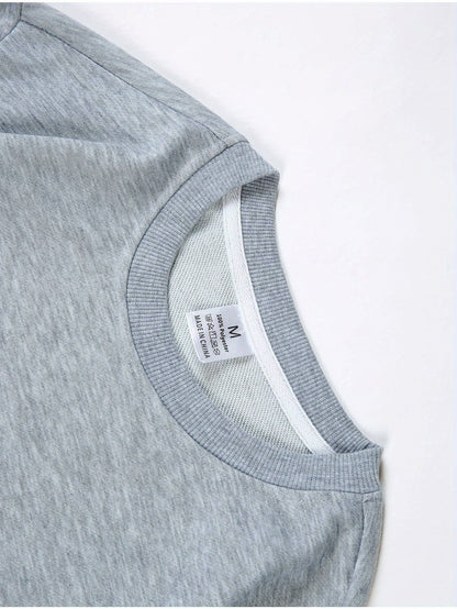 Men's Happy New Year 2026 Print Round Neck Sweater - Casual Long Sleeve Pullover with Chinese/English Lettering, Machine Washable Winter Sweaters for Parties, Daily Wear & New Year Gifts (Happy 2026 Design)