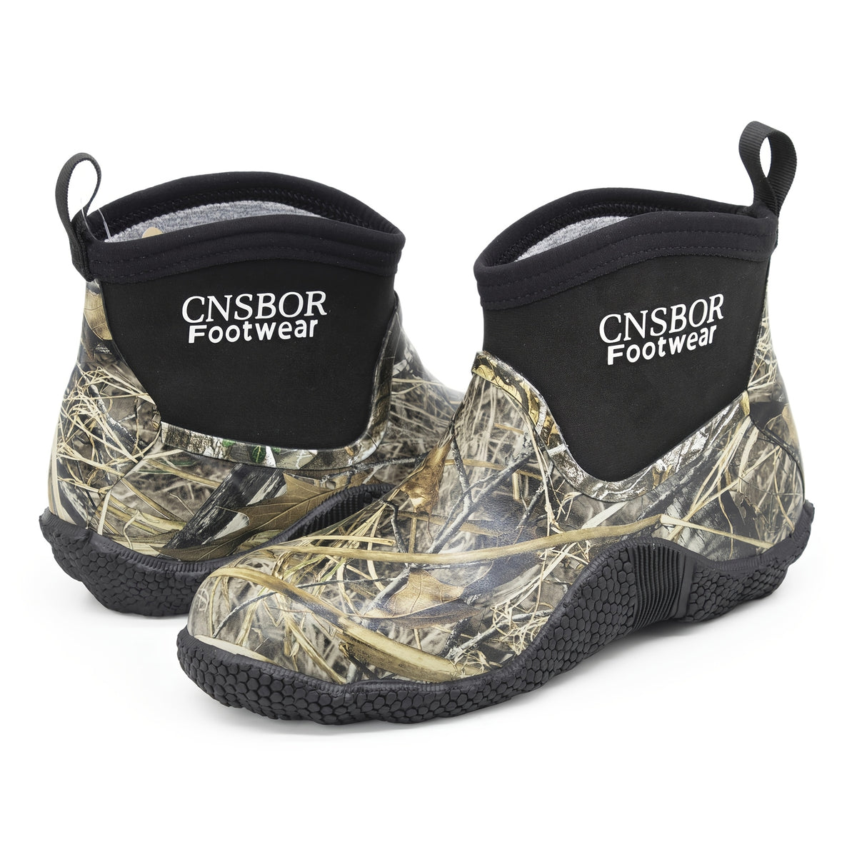 Men's Waterproof Outdoor Warm Slip-On Anti-Slip Rain Boots